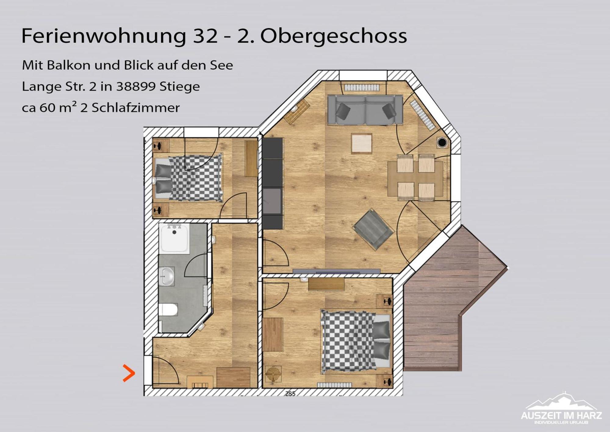 Auszeit-Im-Harz Haus 5 Wohnung 32 Stiege ภายนอก รูปภาพ